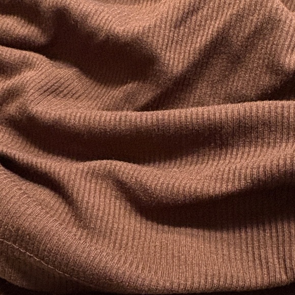 Brown Ruched Tank Top - Picture 3 of 4